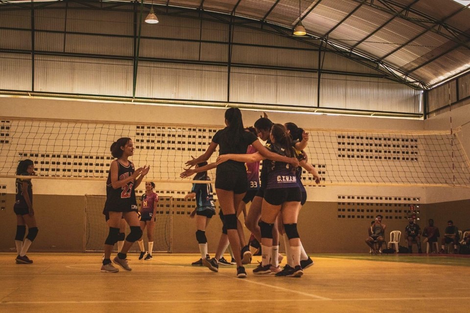 Jogo de vôlei entre BSBios/UPF e Sogipa na Capital - Secretaria de