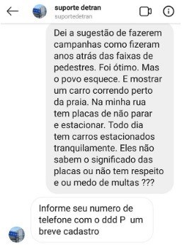 Parte final: Duas semanas após registrar uma denúncia por